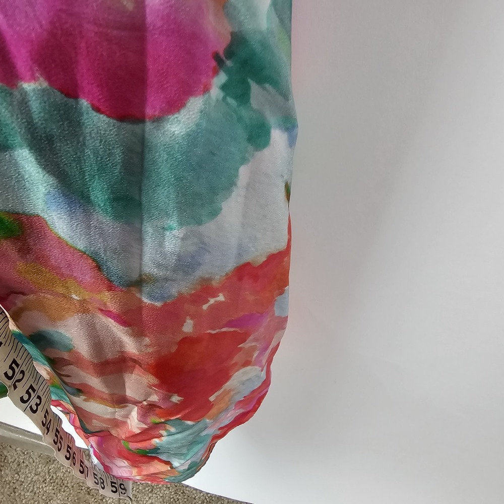 SOFT SURROUNDINGS Evalina Pink 1X Summer Floral Puff Sleeve Fairycore Maxi Dress - Picture 11 of 11